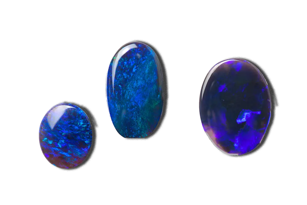 Blue Colored Australian Opals