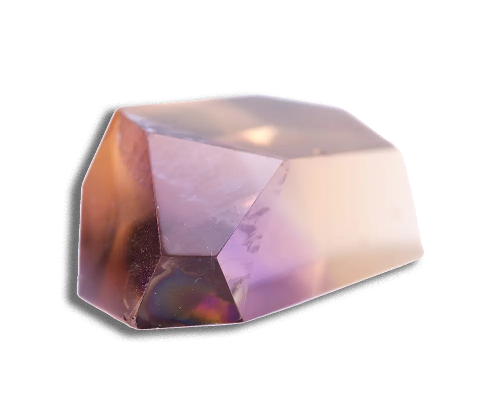 Faceted Ametrine Stone