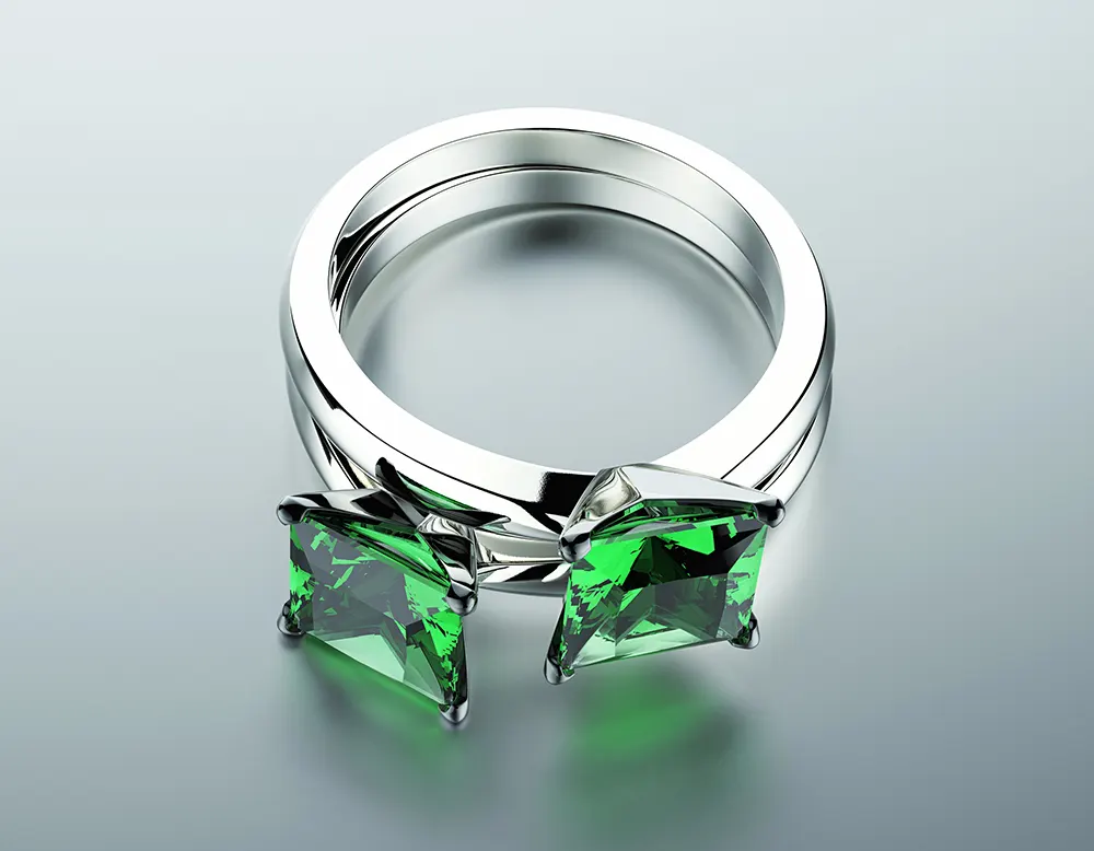 Russian Emerald Jewelry