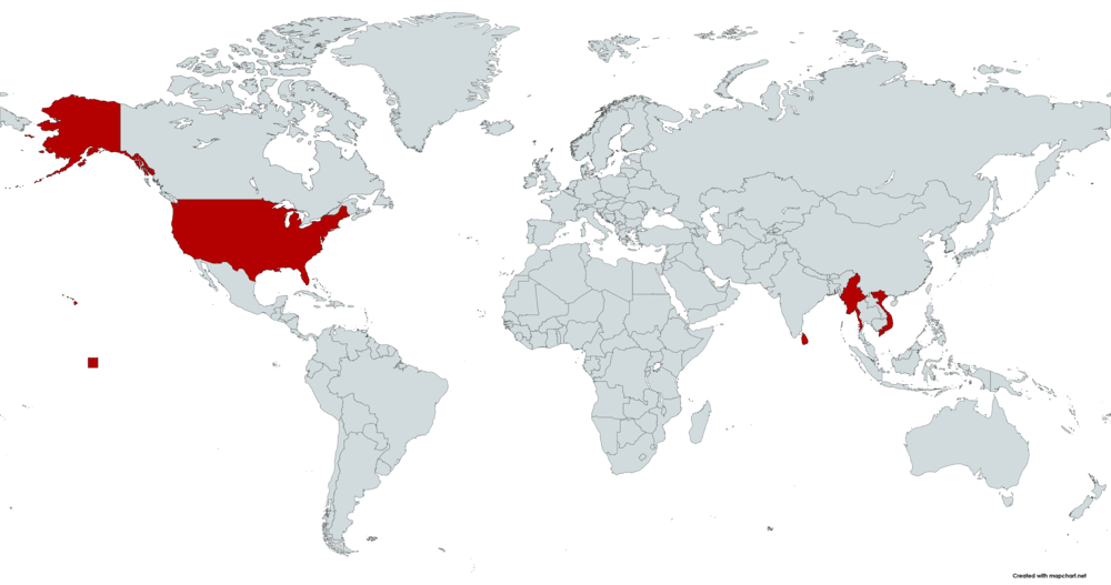 Star Ruby Location on Worldmap