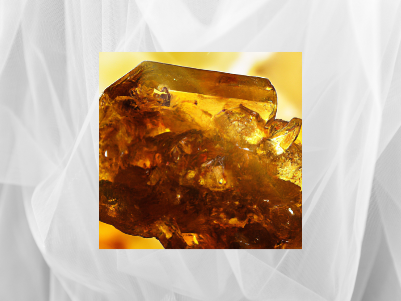 Topazolite Garnet golden yellow