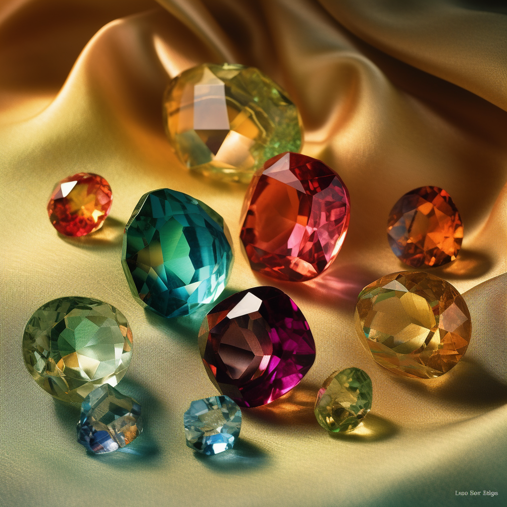 A vibrant and diverse array of August birthstones