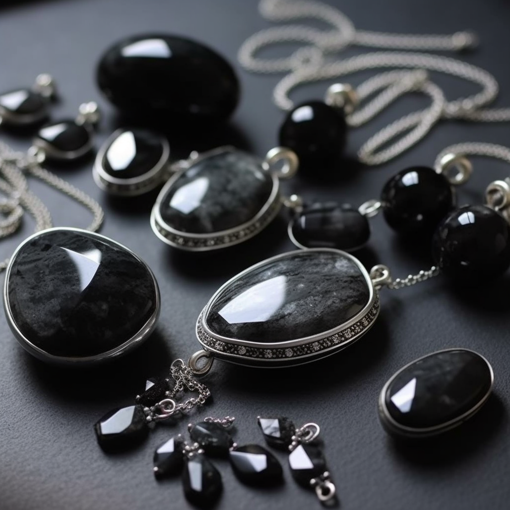 Black Tourmaline renowned for its shielding capabilities. First choice as a protection stones