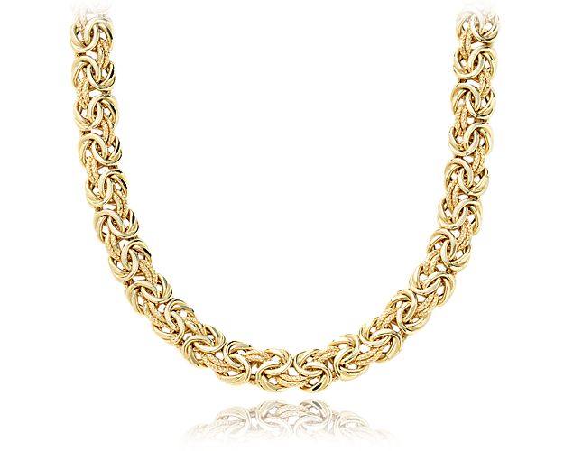 20 Byzantine Necklace in 18k Italian Yellow Gold
