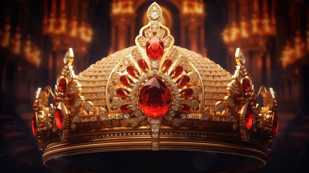 An exquisite crown adorned by the Centenary Diamond