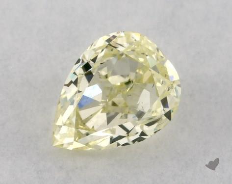 0.32 Carat Green Pear Diamond