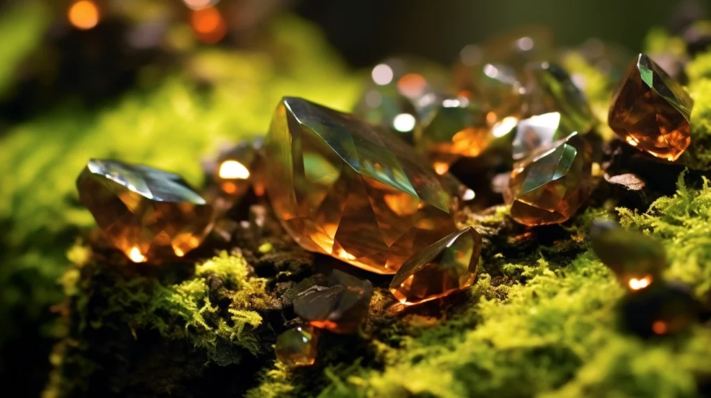 Brown Crystals and the connection with nature